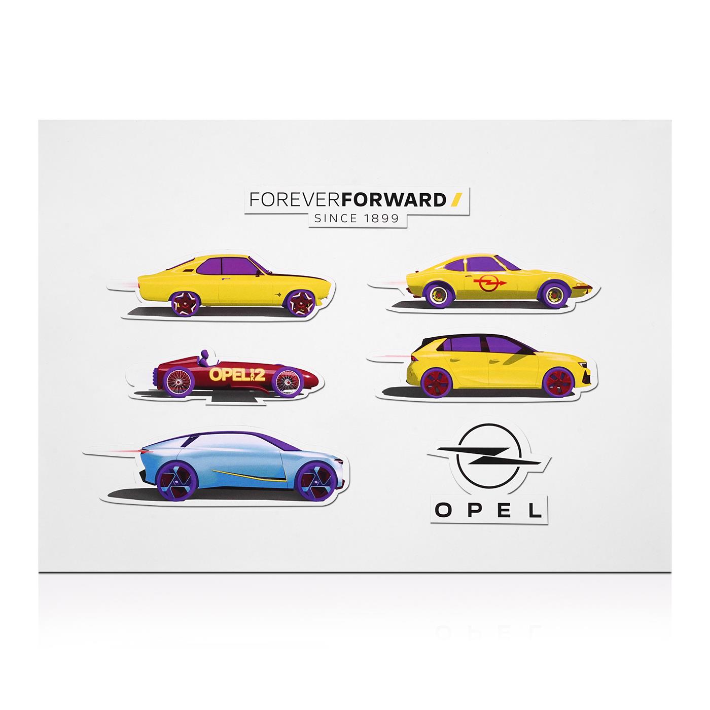 OPEL Sticker 125 Jahre