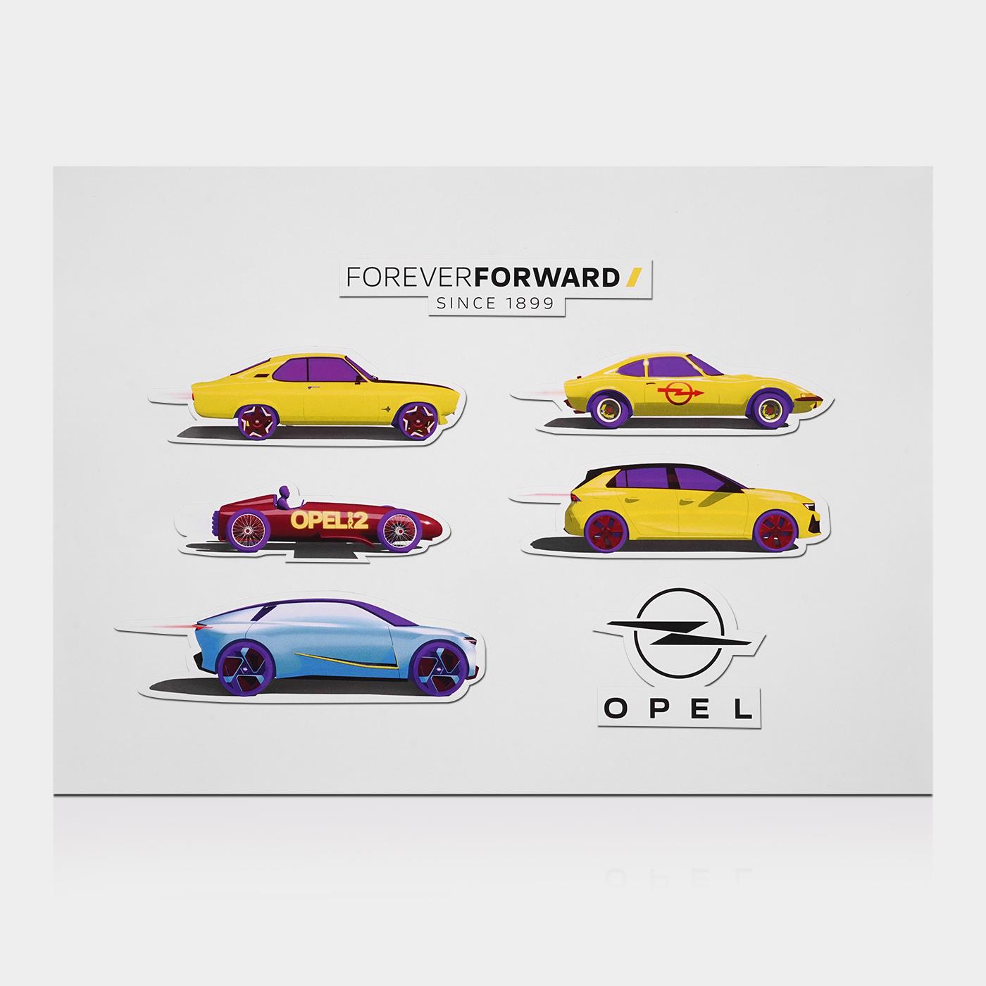 OPEL Sticker 125 Jahre