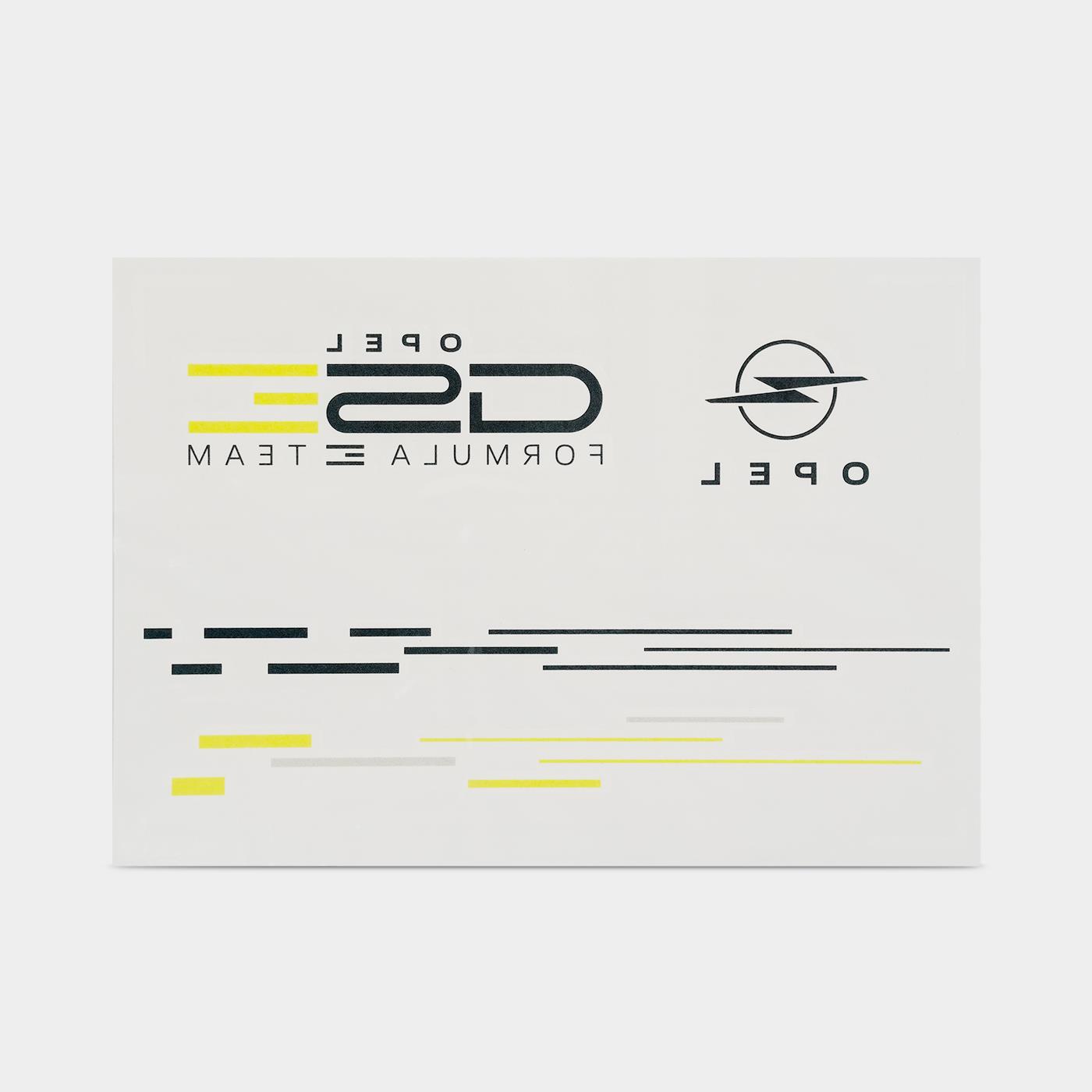 OPEL FORMULA E set de tatuajes