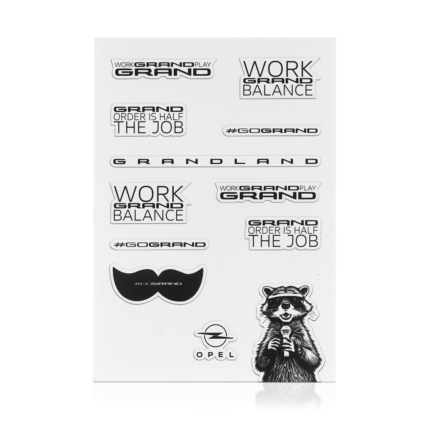 GRANDLAND Aufkleber-Set