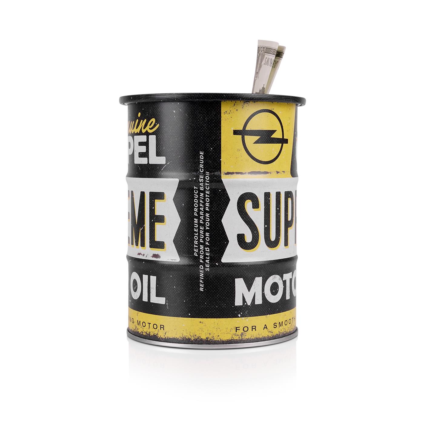Money box oil barrel