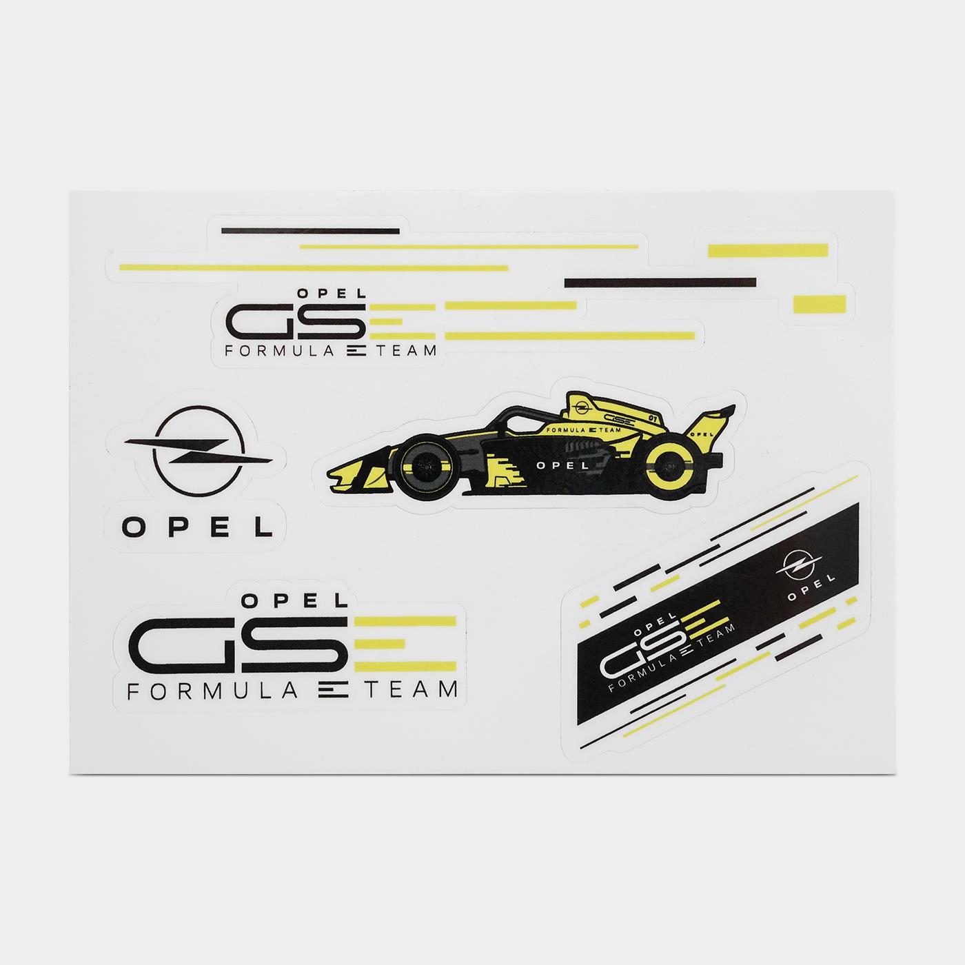 OPEL FORMULA E set de pegatinas
